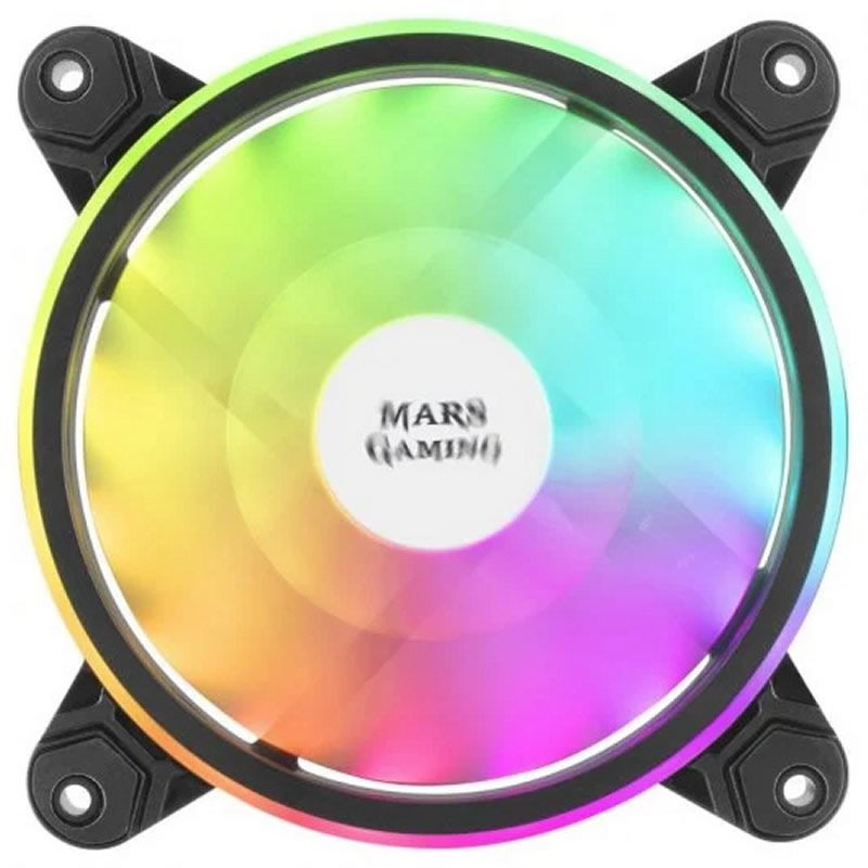 Mars Gaming Ventilador Mfx Dual Argb 14db Black